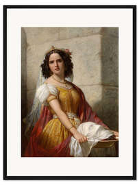 Gerahmter Kunstdruck Salome mit dem Kopf von Johannes dem Täufer