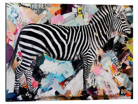 Magnettafel Pop Art Zebra