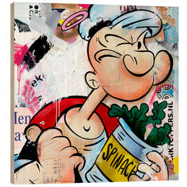 Obraz na drewnie Popeye Fueltime