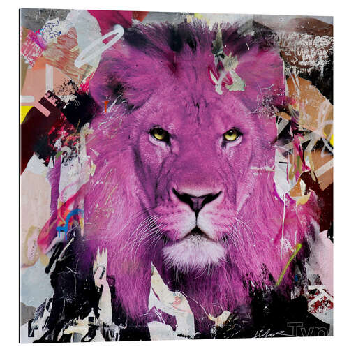 Cuadro de plexi-alu Pop art lion - Instinctively ruling