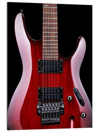 Galleriprint Red electric guitar