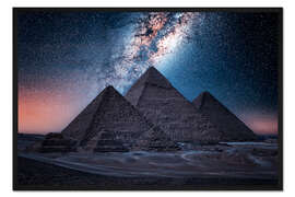 Gerahmter Kunstdruck Ägyptische Nacht - Manjik Pictures