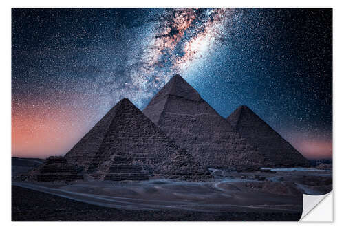 Selvklebende plakat Egyptian Night