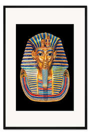 Gerahmter Kunstdruck Maske von Tutanchamun
