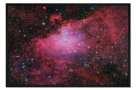 Gerahmter Kunstdruck Säulen der Schöpfung