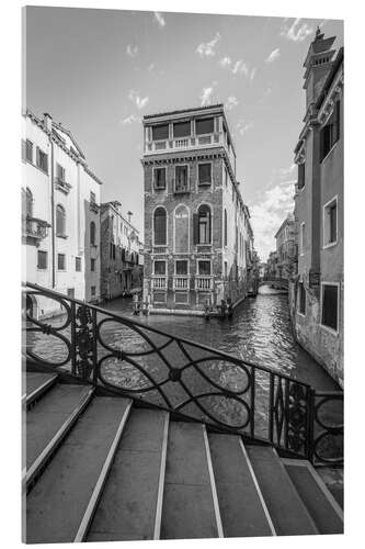 Acrylic print Ponte dei Conzafelzi in Venice