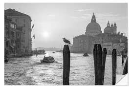 Wandsticker Sonnenaufgang am Canal Grande, Venedig