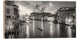 Stampa su legno Grand Canal in Venice