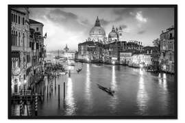 Gerahmter Kunstdruck Canal Grande