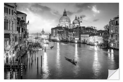 Selvklebende plakat Grand Canal