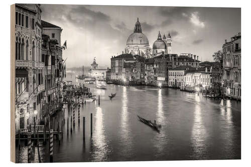 Wood print Grand Canal