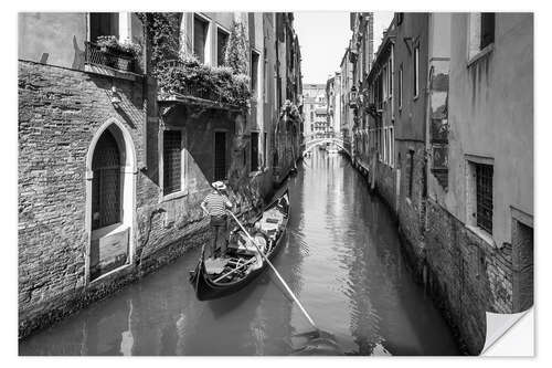 Wall sticker Venice gondola ride