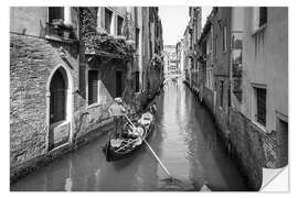 Selvklebende plakat Venice gondola ride