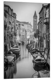 Tableau en plexi-alu Small canal in Venice