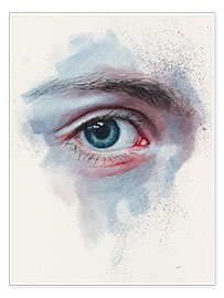 Poster  Blue eye - Miroslav Zgabaj
