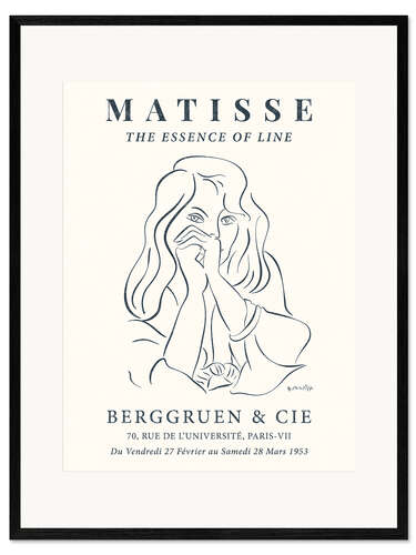 Ingelijste kunstdruk Lines - Berggruen & Cie