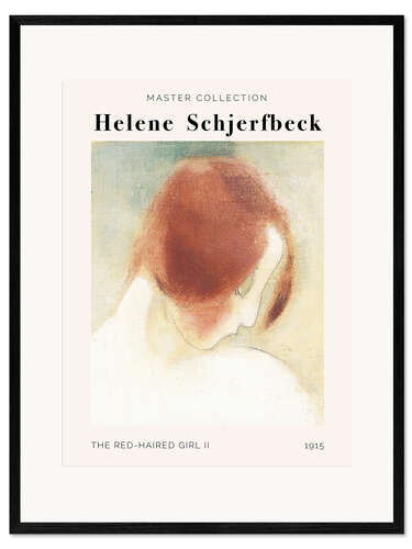 Impression artistique encadrée The Red-Haired Girl, 1915 II