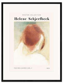 Impression artistique encadrée The Red-Haired Girl, 1915 II