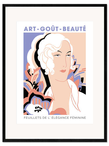 Kehystetty taidepainatus Art - Goût - Beauté
