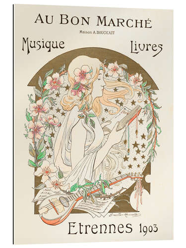 Gallery Print Au Bon Marché - Musique Livres - 1903