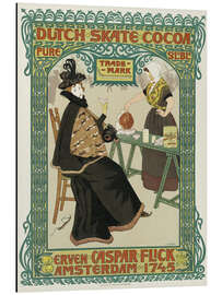 Magnettafel Dutch skate cocoa