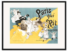 Gerahmter Kunstdruck Paris qui rit