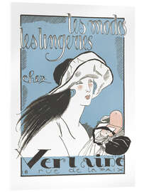 Tableau en verre acrylique Les modes, les lingeries chez Verlaine