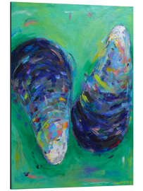 Magnettafel Muschelschalen