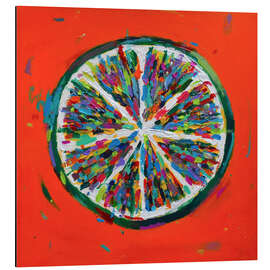 Magnettafel Limettenhälfte