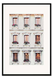 Gerahmter Kunstdruck Die Fassade