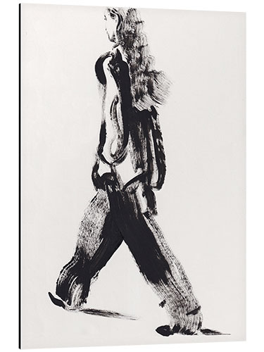 Aluminium print Woman in passing