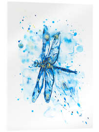 Acrylic print Blue Dragonfly