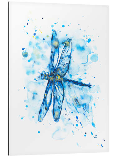 Stampa su alluminio Blue Dragonfly