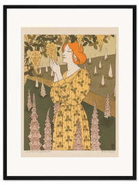 Gerahmter Kunstdruck Goldregen und Fingerhut I