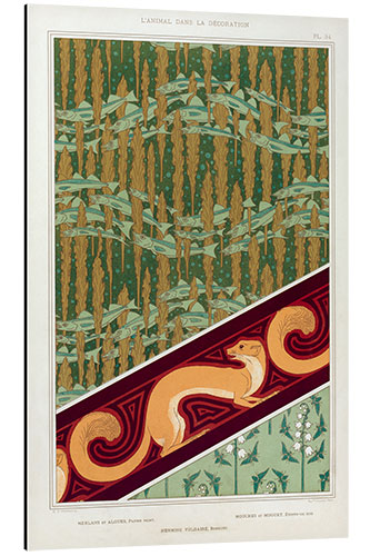 Tableau en aluminium Designs: Whiting, Squirrels and Insects
