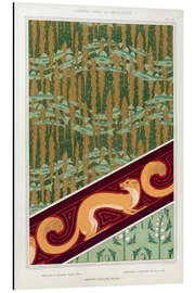 Magnettafel Design mit Wittling, Eichhörnchen und Insekten