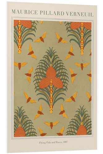 Bilde på skumplate Design for wallpaper "Cicadas and Pine"