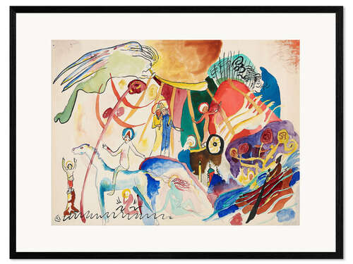 Kehystetty taidepainatus Composition with Saints, 1911