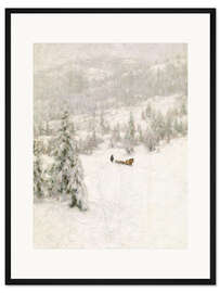 Gerahmter Kunstdruck Winter