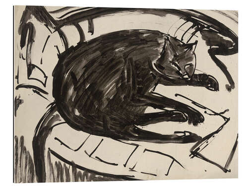 Gallery print Lying Cat