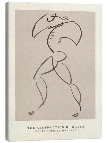 Quadro em tela Abstract Dancing Figure III