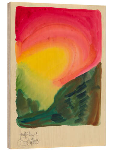 Holzbild Abstract Colour Study III