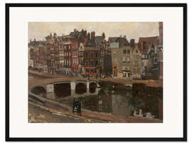 Gerahmter Kunstdruck The Rokin in Amsterdam