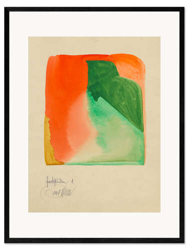 Gerahmter Kunstdruck Abstract Colour Study I