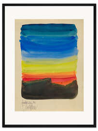 Gerahmter Kunstdruck Abstract Colour Study X