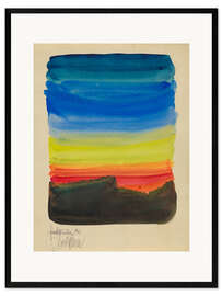 Impressão artística com moldura Abstract Colour Study X