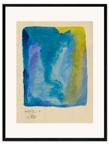 Framed art print Abstract Colour Study IV