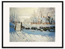 Gerahmter Kunstdruck Die Elster I