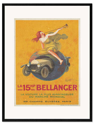 Framed art print La 15hp Bellanger