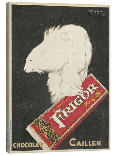 Stampa su tela Frigor Chocolat Cailler, 1929